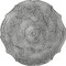Ekena Millwork Pompeii Ceiling Medallion (Fits Canopies up to 2"), 18 7/8"OD x 1 1/2"P, Ultra Pure White Crackle CM18POUWC - alternate 1